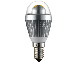 LED �arulja E14 kugla, 3W, 2700K, topla-bijela, dimmable, srebrna