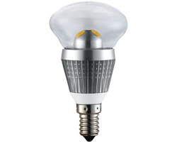 LED �arulja E14 gljiva, 3W, 2700K, topla-bijela, dimmable, srebrna