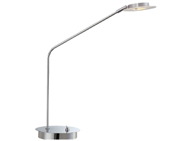 LED stolna svjetiljka 5W, 3000K - topla bijela, kromirana (21812)